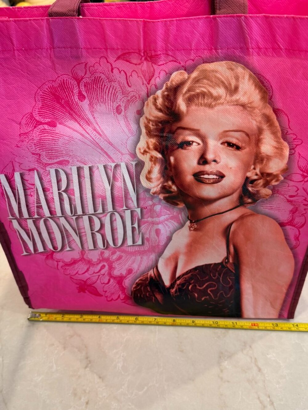 Marilyn Monroe Double Sided Reusable Tote - Picture 2 of 5